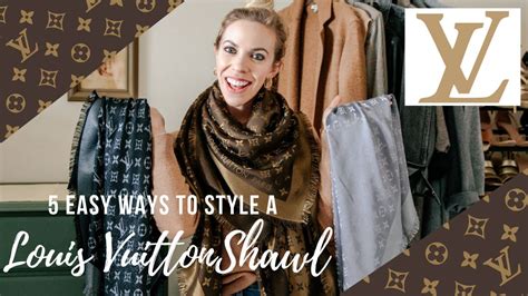 how to wear louis vuitton shawl|Louis Vuitton shawl dupe.